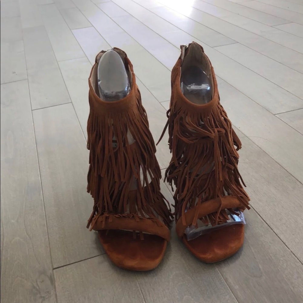 Steve Madden fringe heels